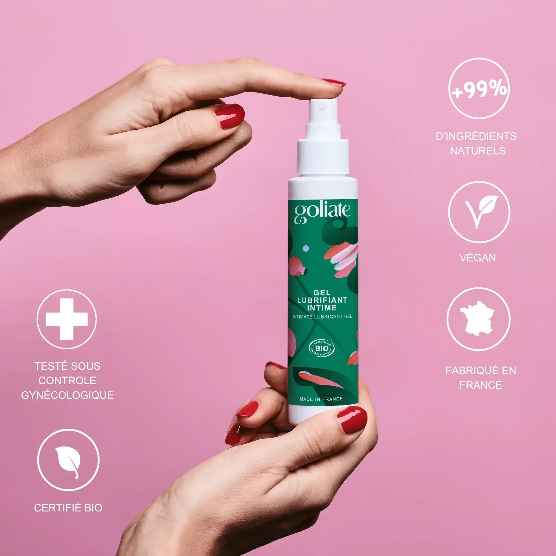 Gel lubrifiant intime - Naturel et certifié Bio 100ml
