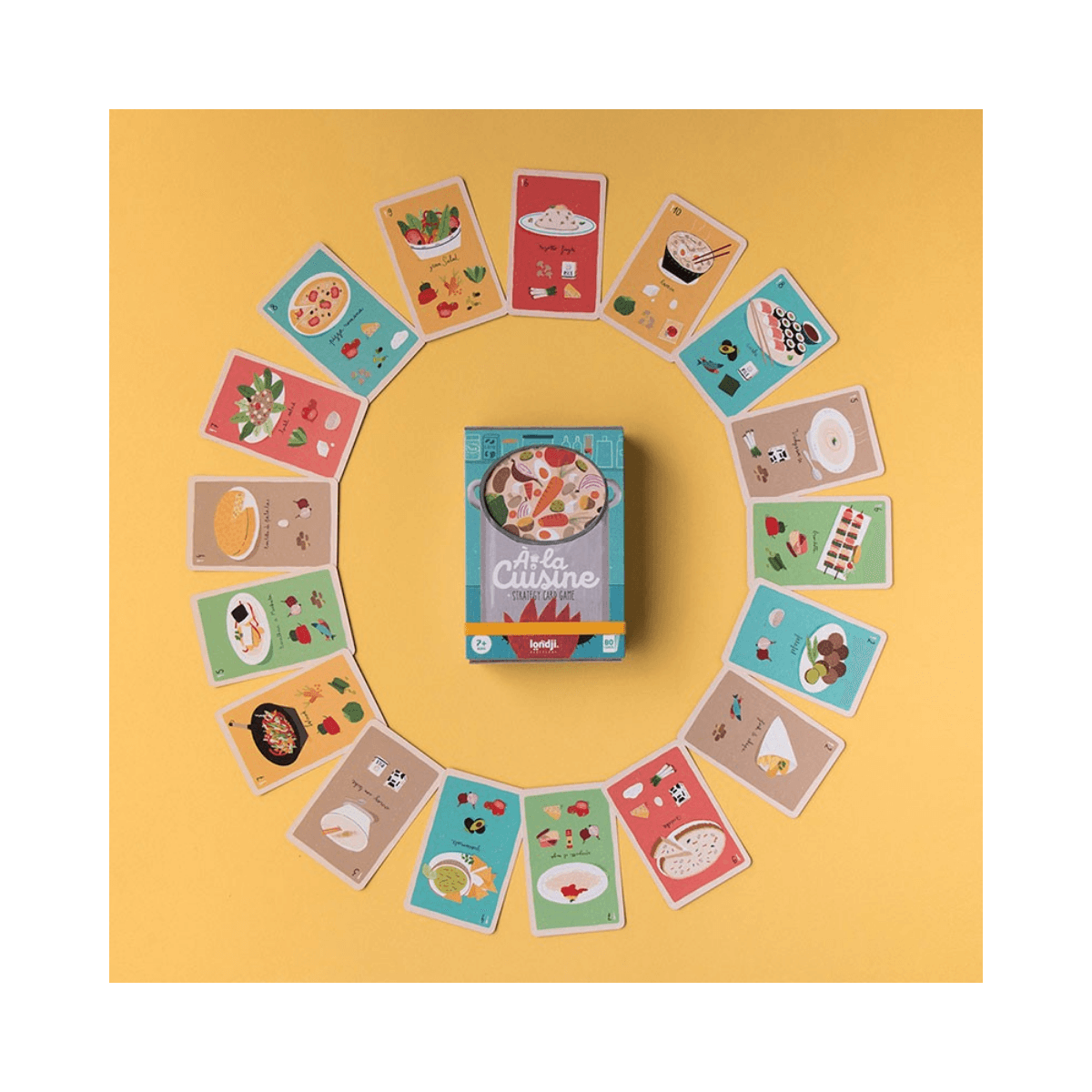 Jeu stratégique de cartes - 7 ans et + - A LA CUISINE