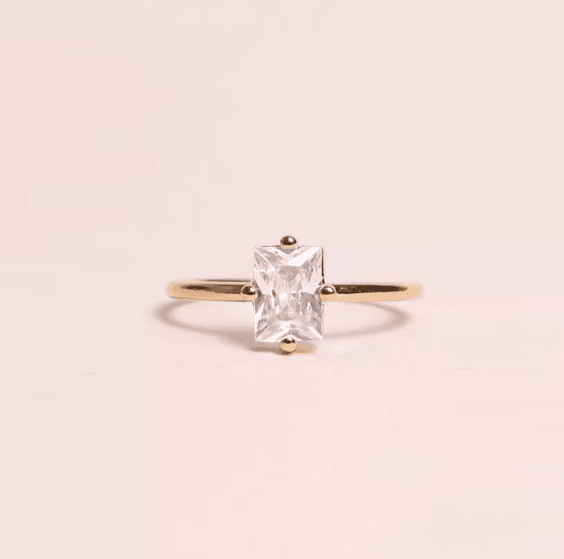 Ring Madeleine - Zircon Blanc