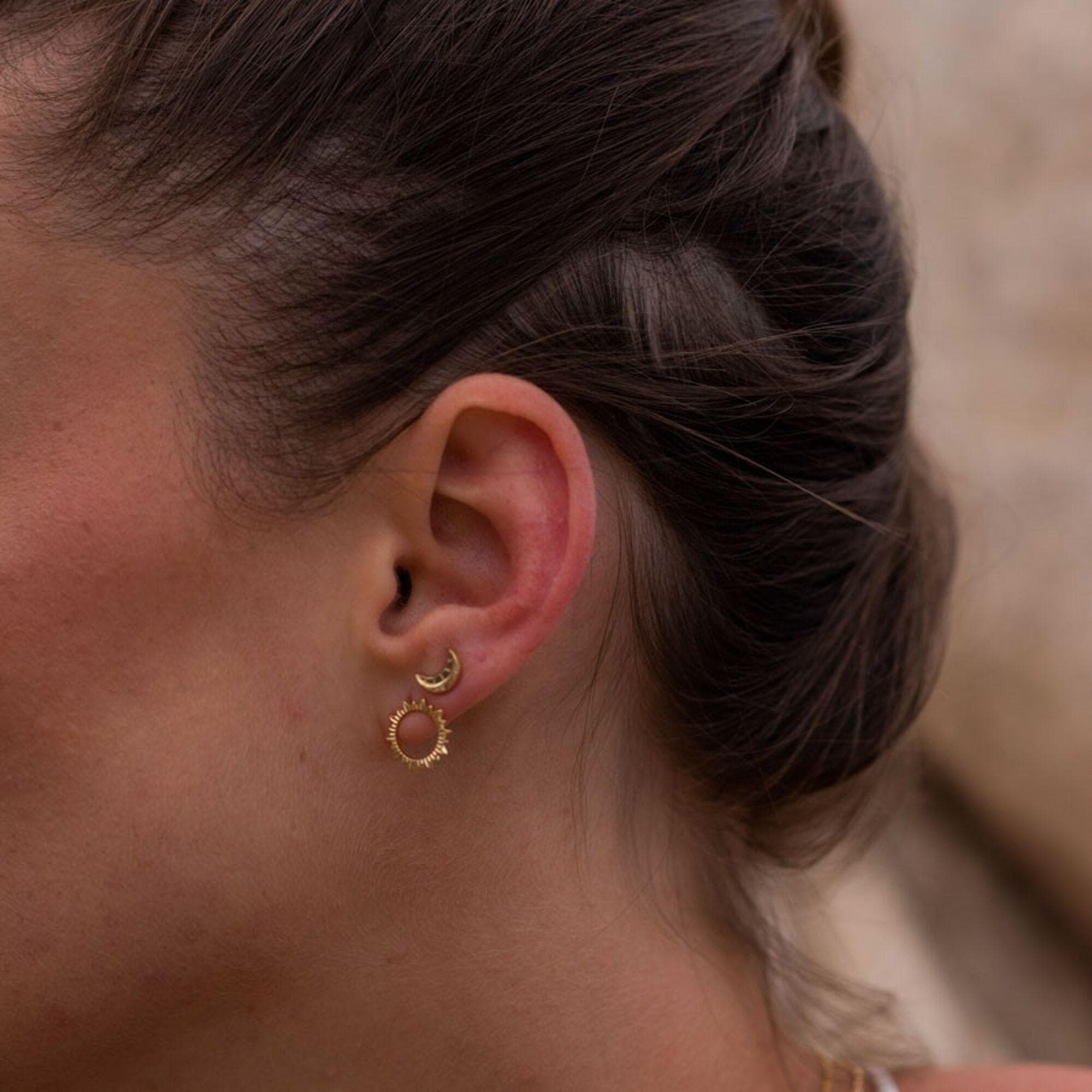 Boucles d'oreilles Lumineuses - Plaqué or