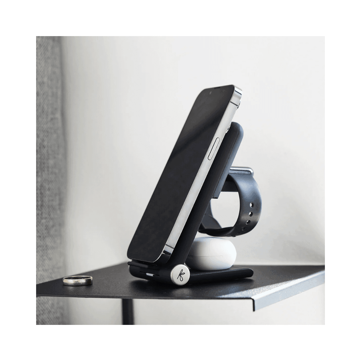 Support de charge pliable ultra-rapide 3 en 1 reCharge + Black