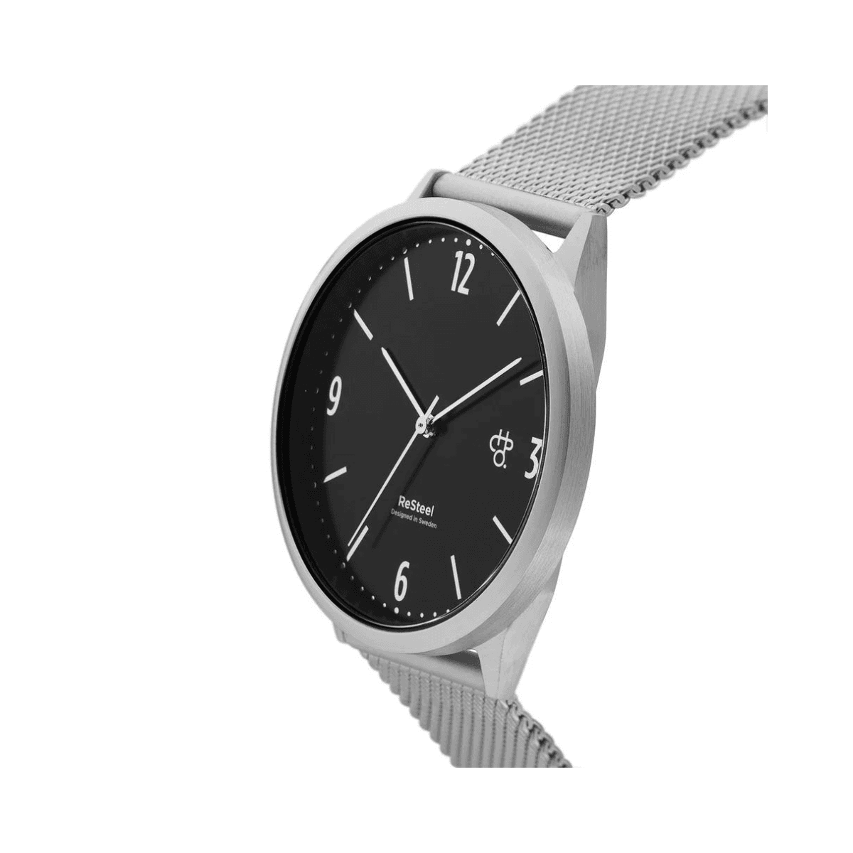 Montre WEDNESDAY BLACK SILVER - Bracelet Silver et cadran Black - 14238GG