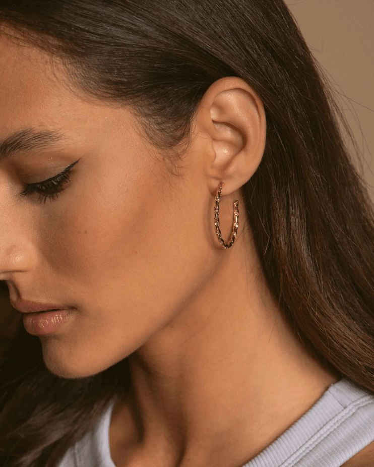 Créoles Dina - Plaqué or