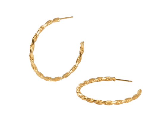 Créoles Dina - Plaqué or