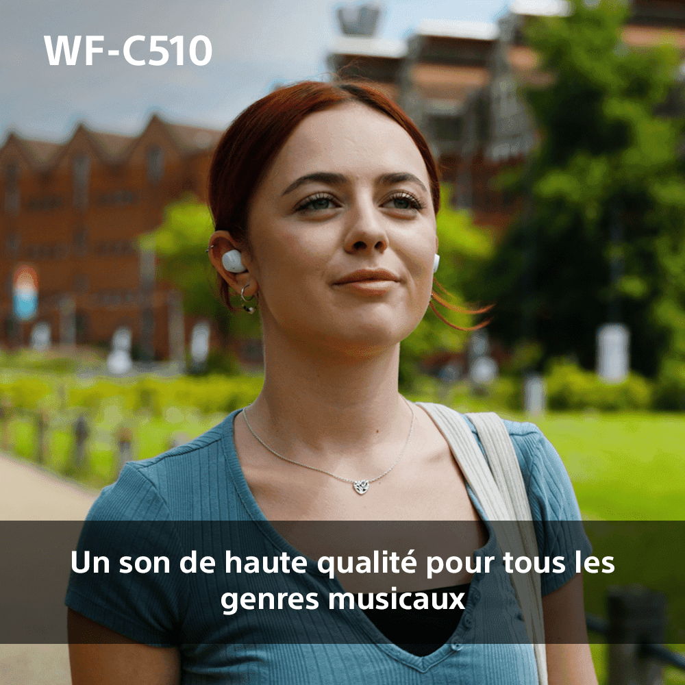 Hoofdtelefoon Bluetooth WFC510W - Wit