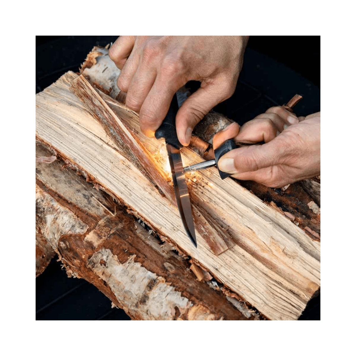 Kit Couteau de survie et Allume-feu - SWEDISH FIRE ON - Cocoshell