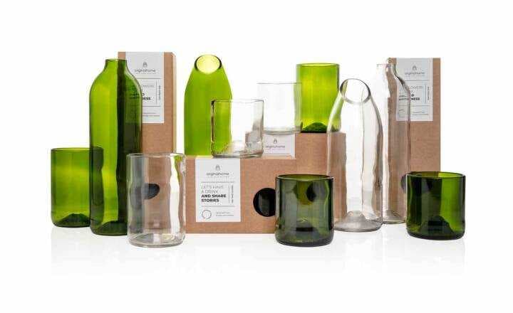 Carafe à eau en bouteille recyclée - Transparente - WATER CARAFE - CLEAR