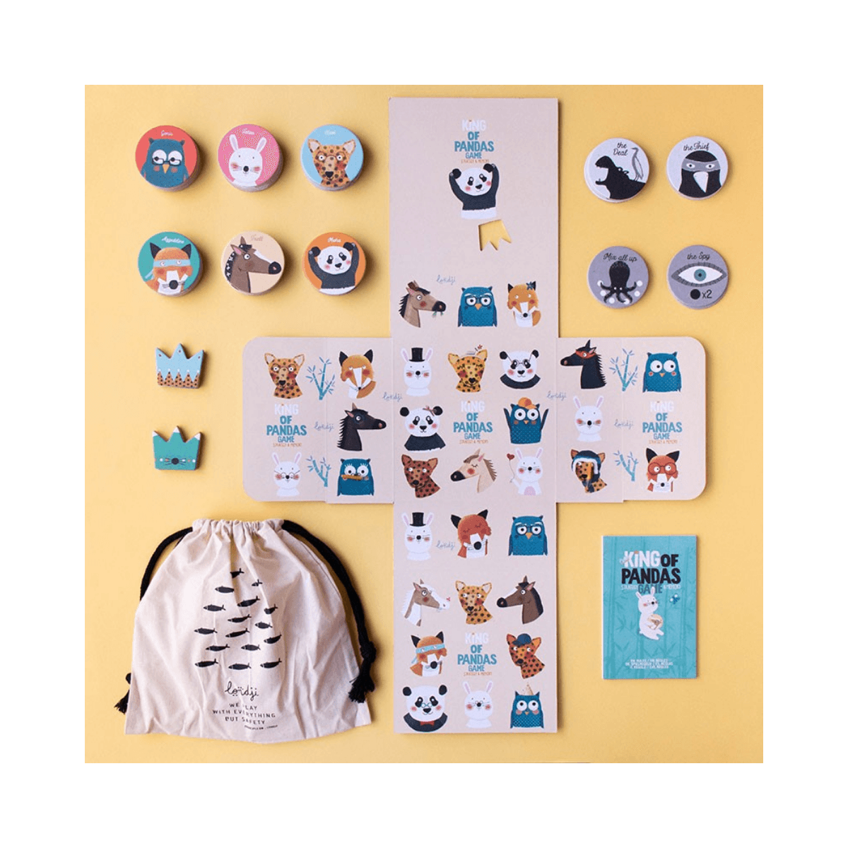 Jeu de mémoire - 5 ans et + - KING OF PANDAS
