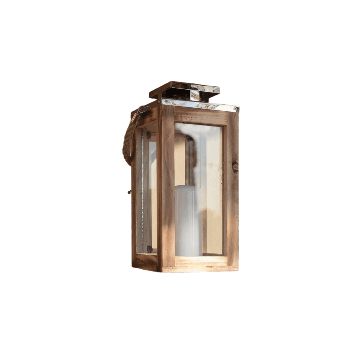 Lanterne solaire en bois - OAKY