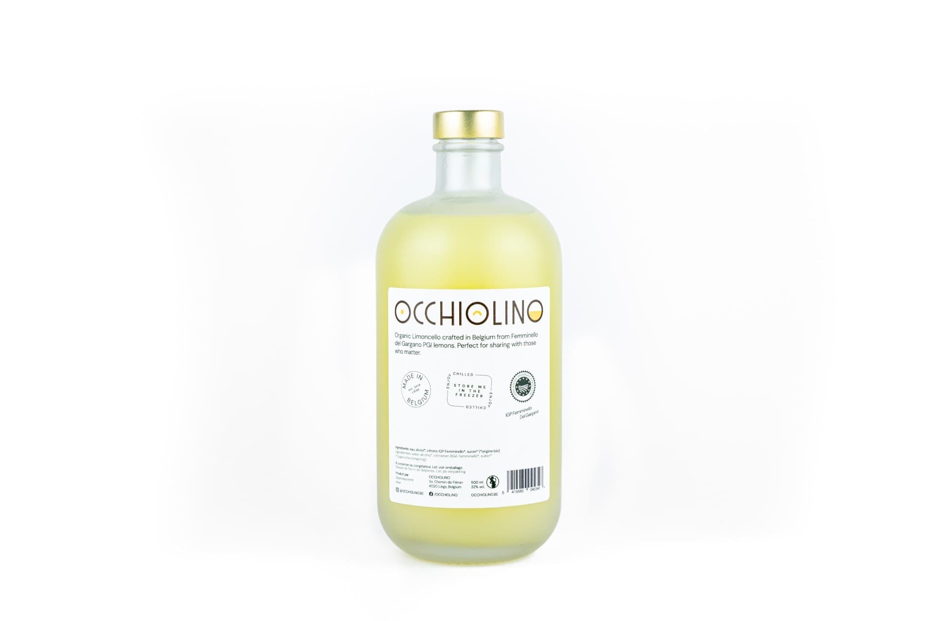 Liqueur de citron BIO - LIMONCELLO OCCHIOLINO - 500ml