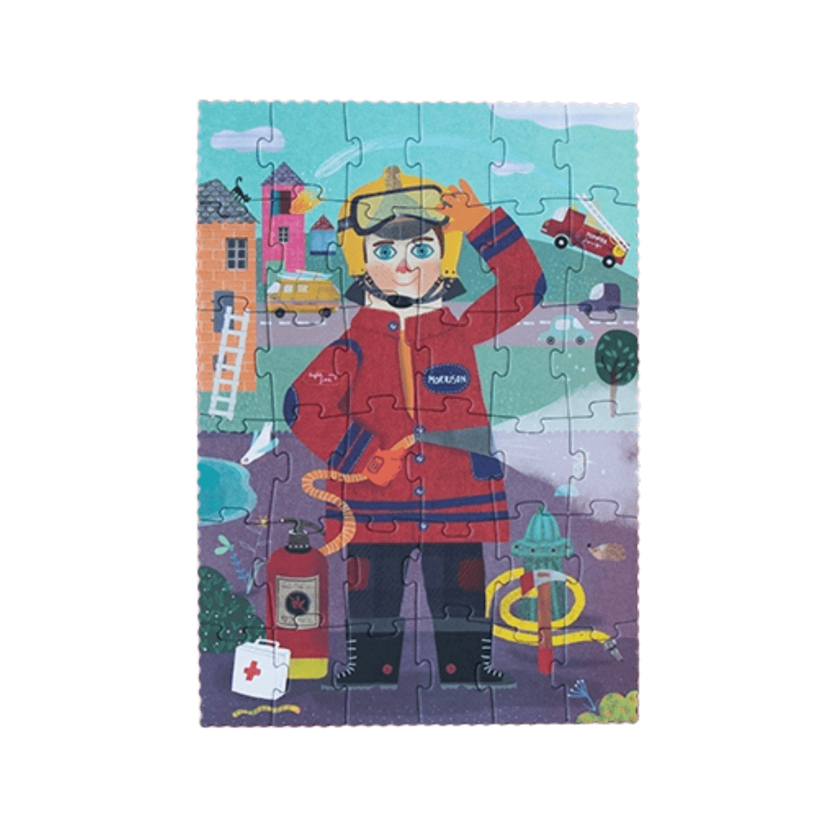 Puzzle de poche 36 pc - 3 - 6 ans - FIREFIGHTER POCKET PUZZLE