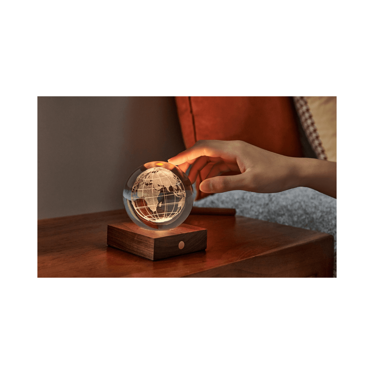 AMBER CRYSTAL Wereldbolverlichting