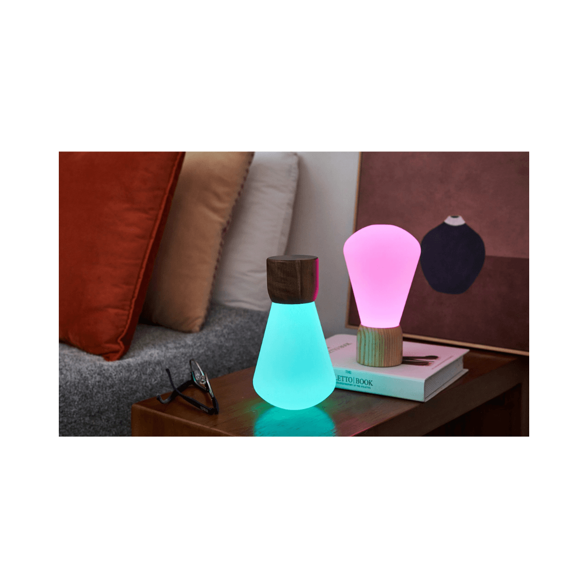 Lumière Pentagon Desk Bulb Large Ash