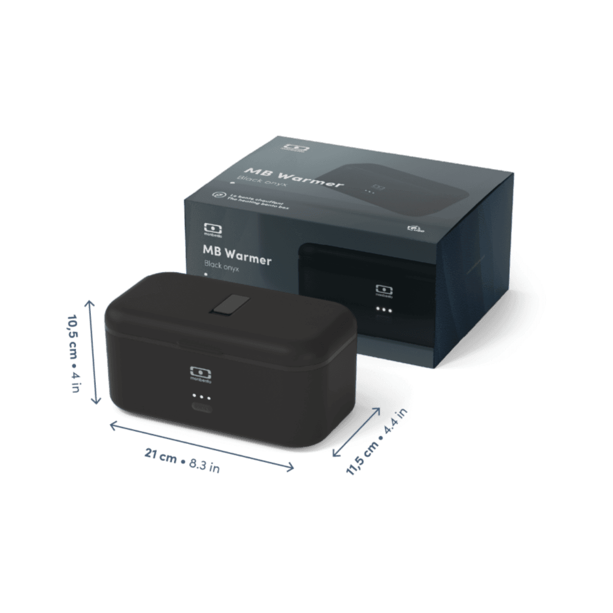 Bento Chauffant - MB WARMER et câble pour voiture - Noir Onyx