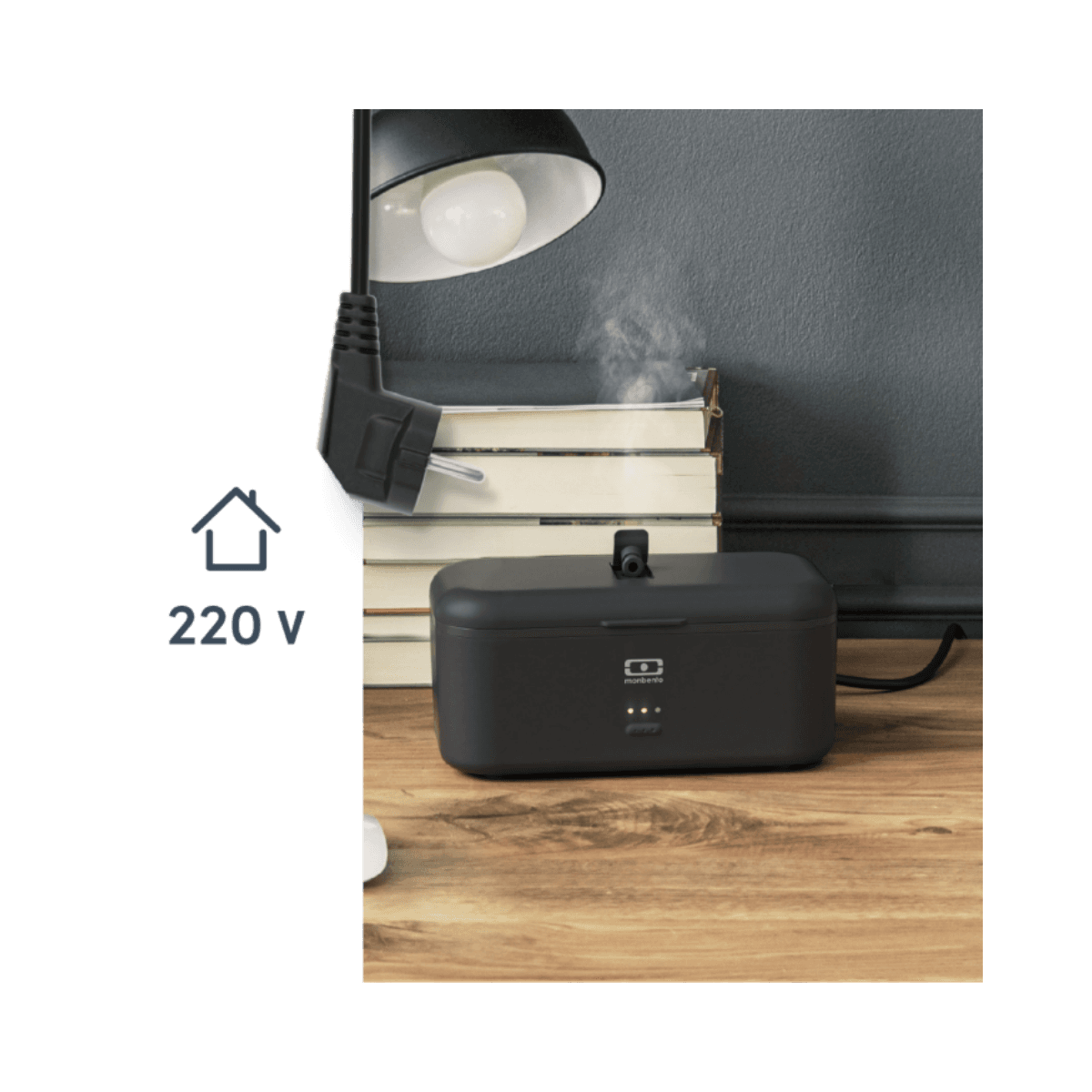 Bento Chauffant - MB WARMER et câble pour voiture - Noir Onyx