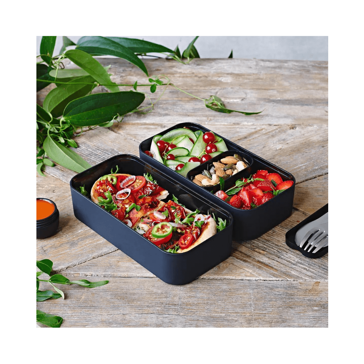 Lunch Box Bento 2 x 500ml - MB ORIGINAL - Noir Onyx
