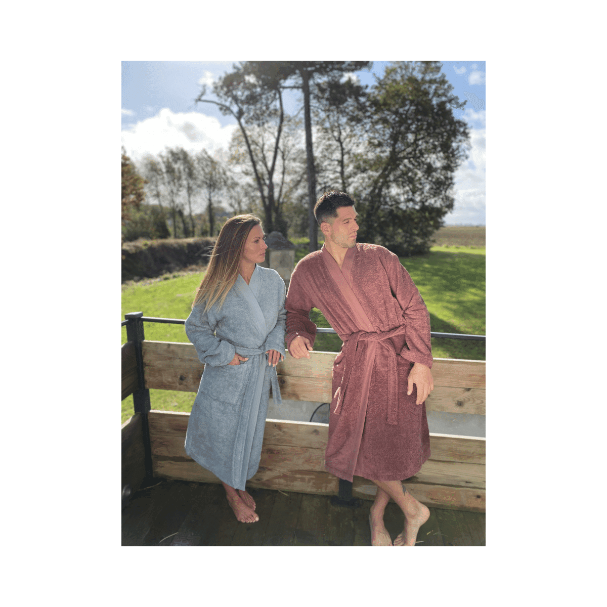 Peignoir de bain - AMARANTHE