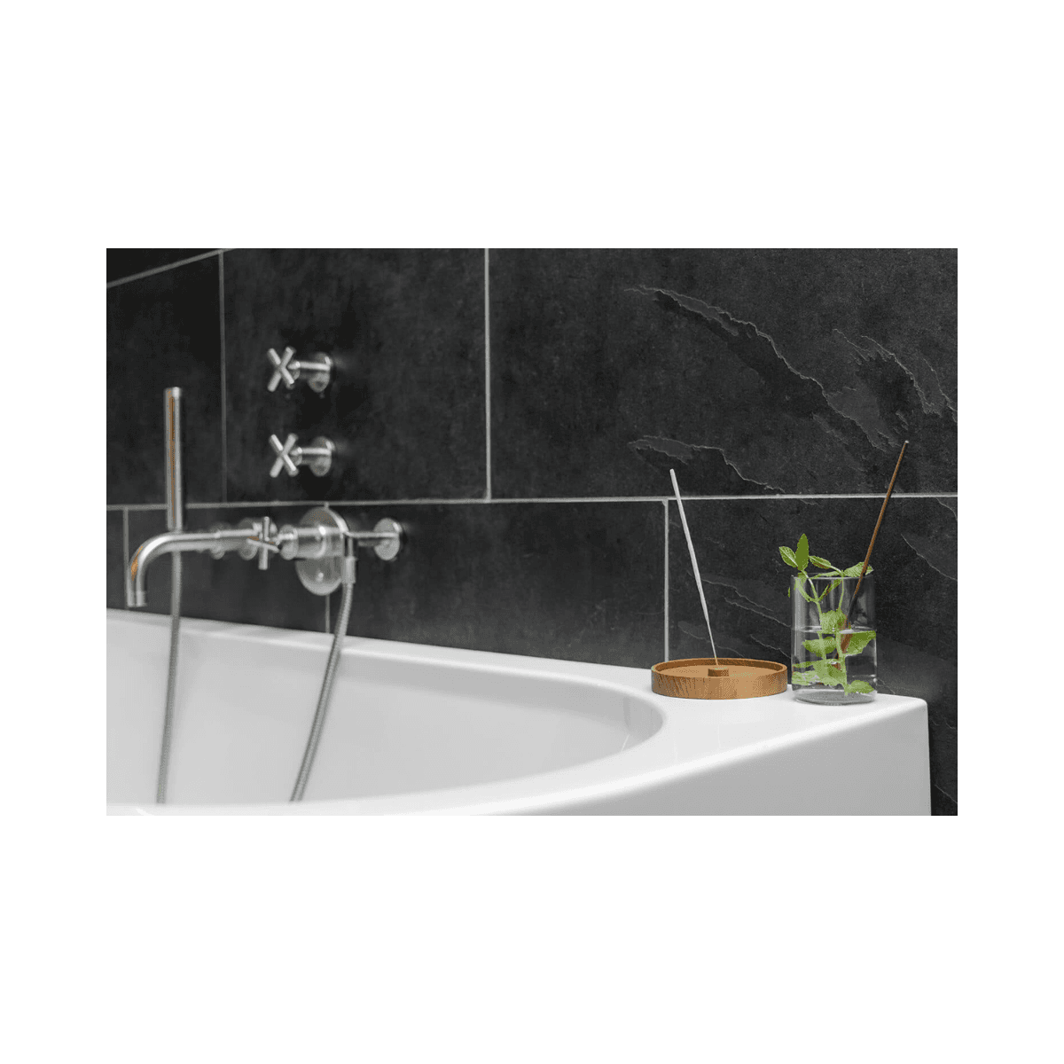 Porte-encens en teck - INCENSE HOLDER RECLAIMED