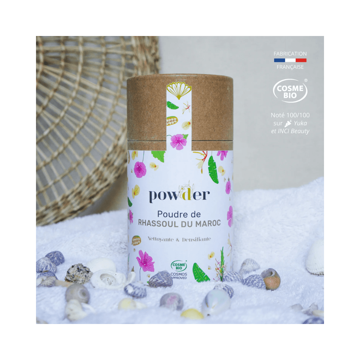 Poudre de RHASSOUL DU MAROC BIO - Nettoyante et densifiante