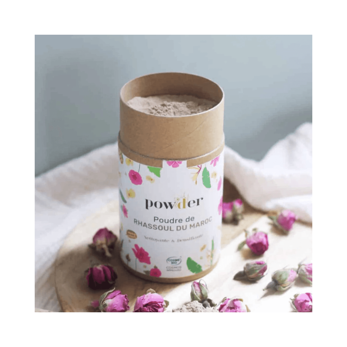 Poudre de RHASSOUL DU MAROC BIO - Nettoyante et densifiante