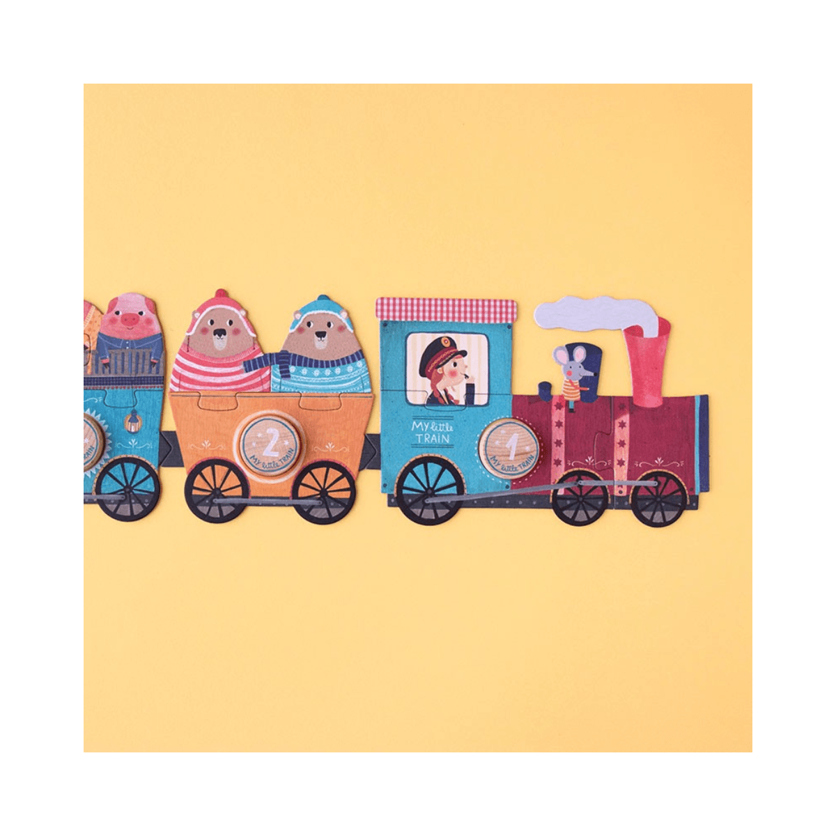 Puzzle à compter - 2 ans et + - MY LITTLE TRAIN