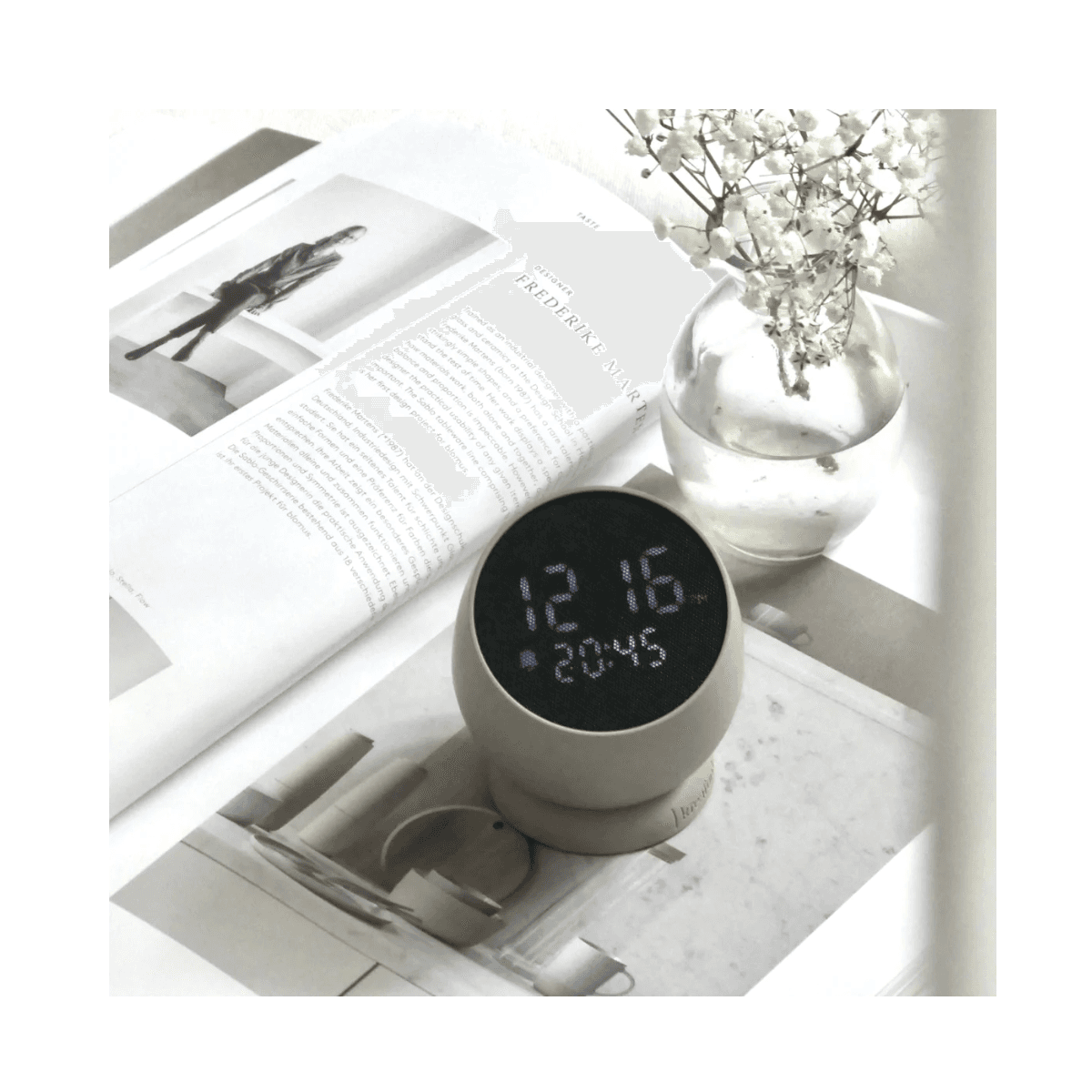 Réveil BELL Ivory Sand