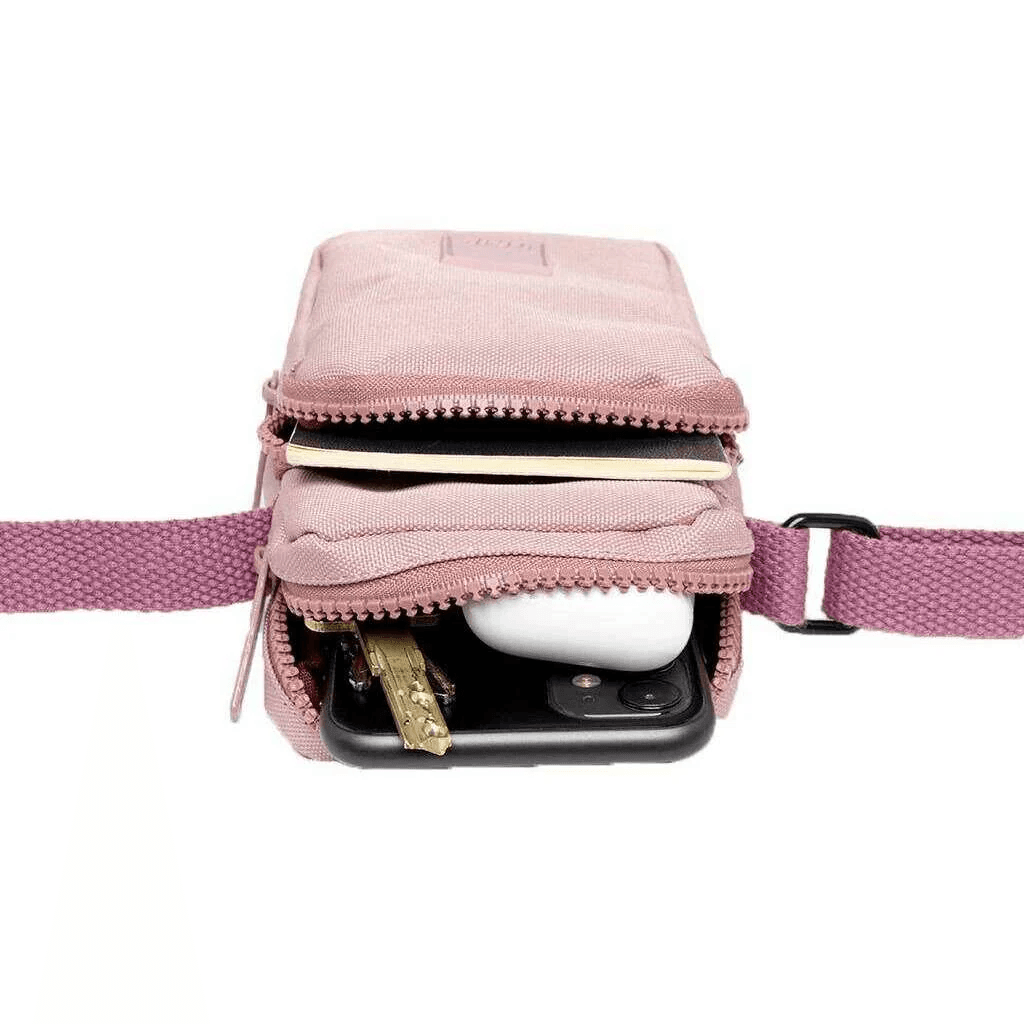 Sac à bandoulière Amsterdam - Stripes Mauve
