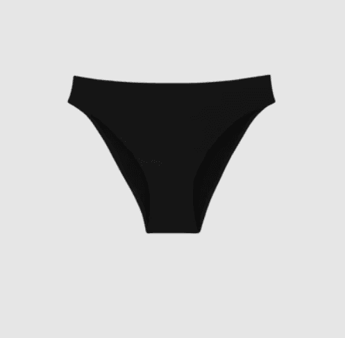 Culotte menstruelle Séléné flux MOYEN - noire