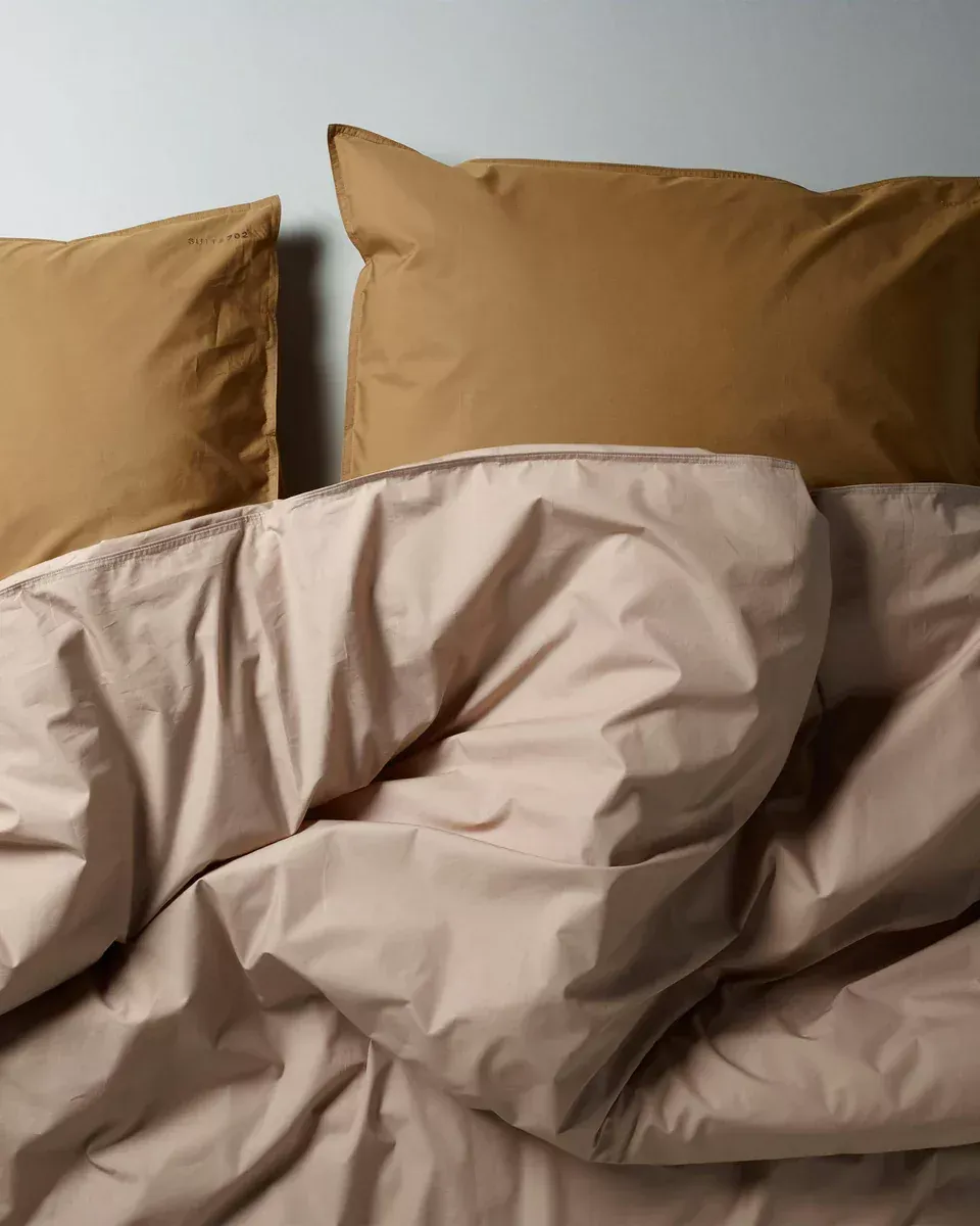 240X220 Percale 100% Coton Dekbedovertrek  - Camel PDBO240CA