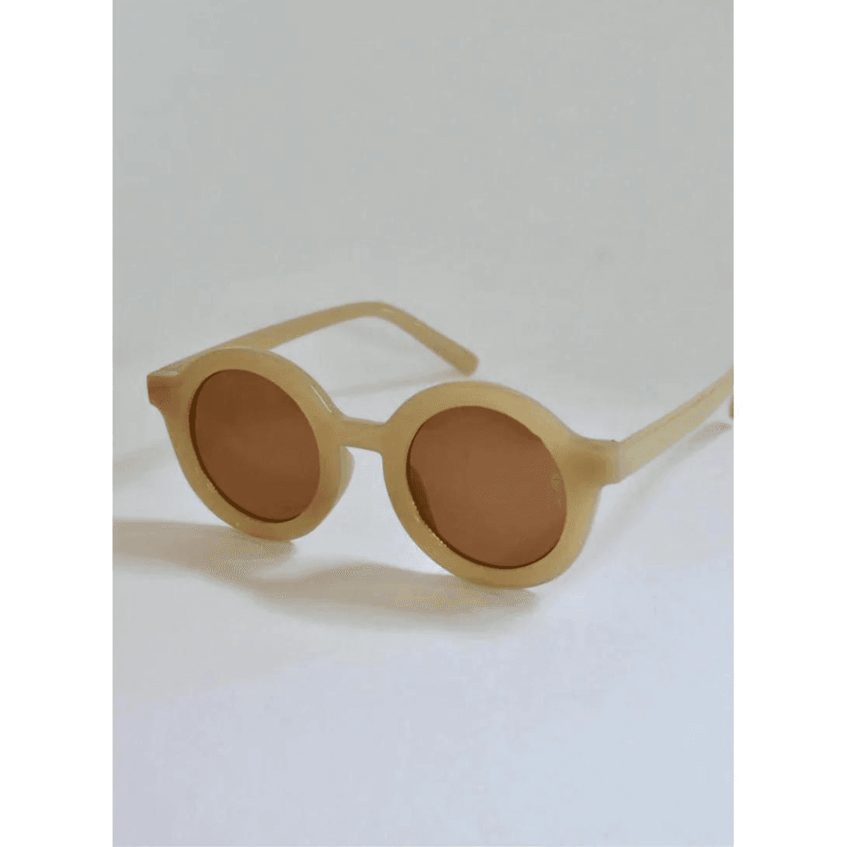 Sunnies Kinderzonnebril - Beige - Signature Round