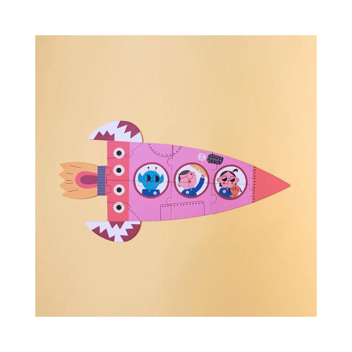 Puzzles réversibles - 3 ans et + VALENTINA IN SPACE PUZZLE