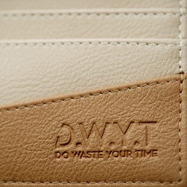 Kaarthouder LE VITAMINE beige / marron