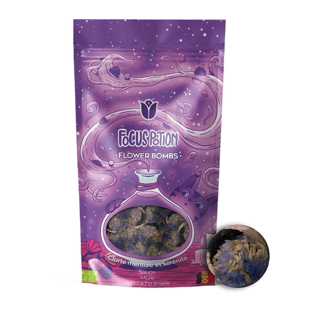 Focus Potion Flower Bombs - BIO bloemige thee-bollen x10