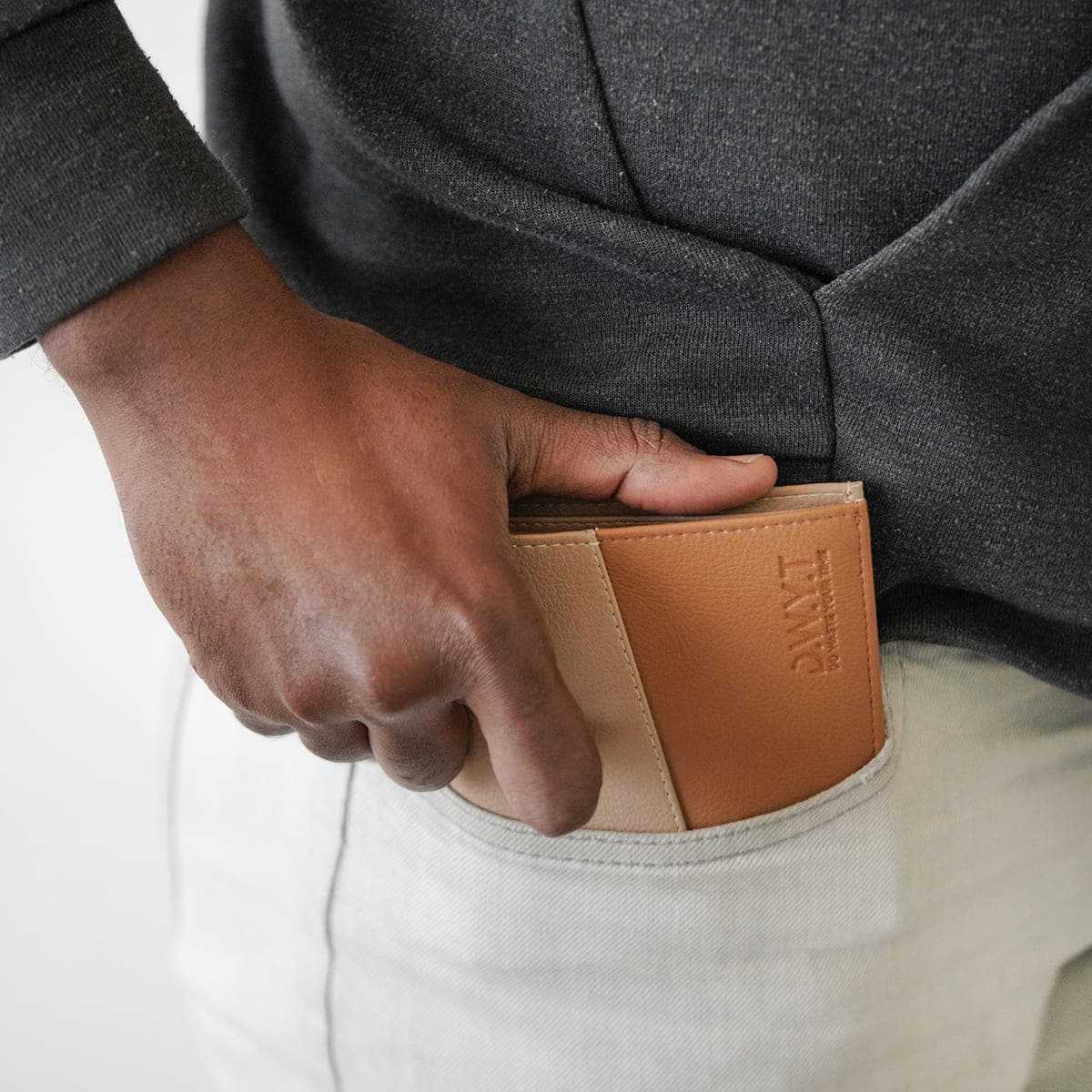 Portemonnee L'ACIDULE beige / marron