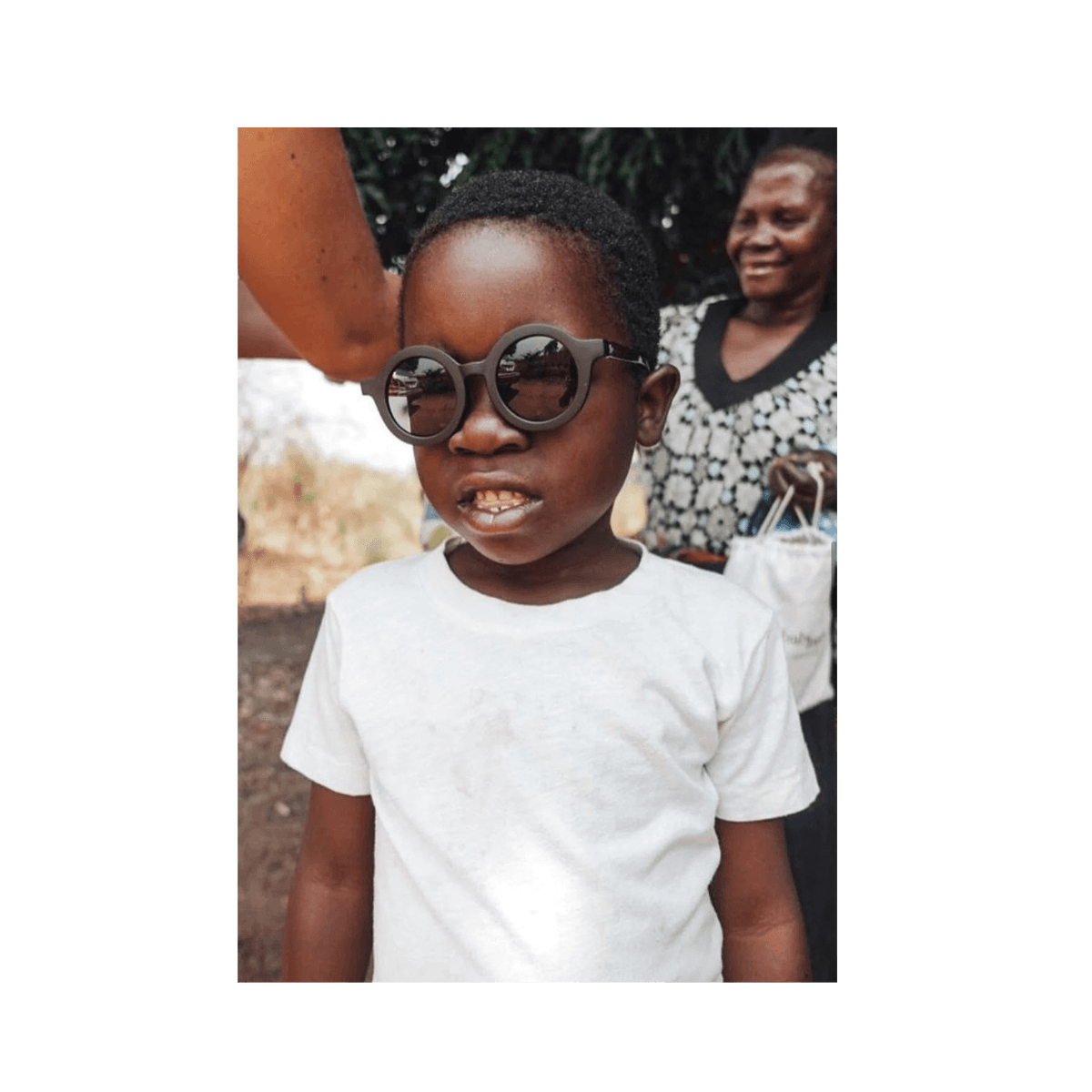 Sunnies Kinderzonnebril - Black - Signature Round