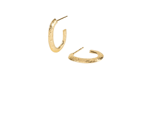 Petites créoles Andréa - Plaqué or