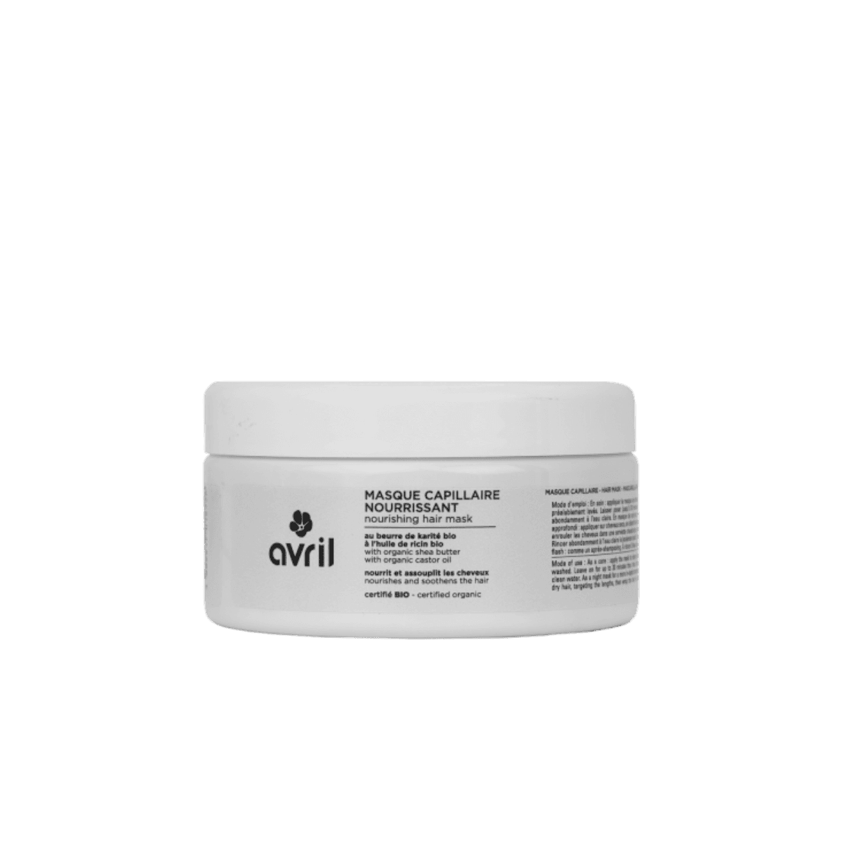 Masque capillaire nourrissant 200ml - Certifié Bio
