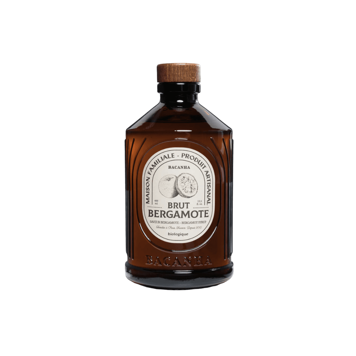 Sirop Bergamote Brut - Biologique - 400ml