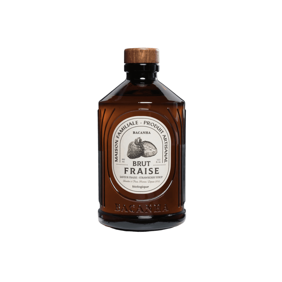 Sirop Fraise Brut - Biologique - 400ml