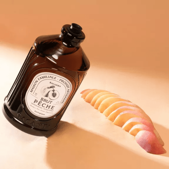 Bacanha Rauwe perzik siroop- Bio - 400ml