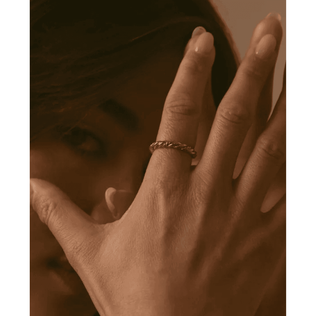 Ring Laurane verguld