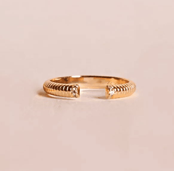 Bague Loélie - Zircon Blanc