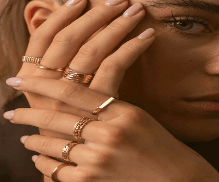 Bague Loona - Plaqué or