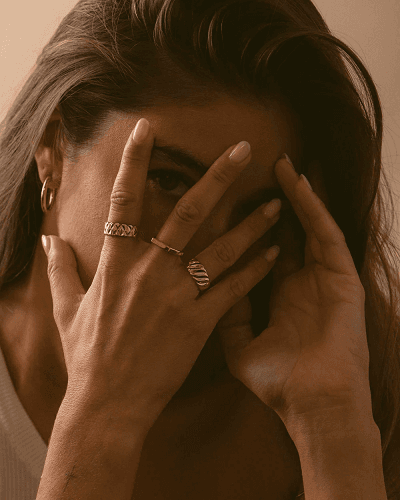 Bague Loona - Plaqué or