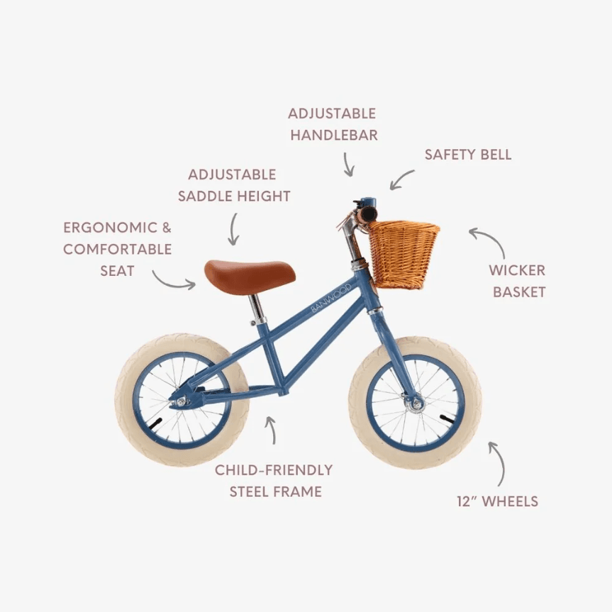 Loopfiets Balance bike - Blauw