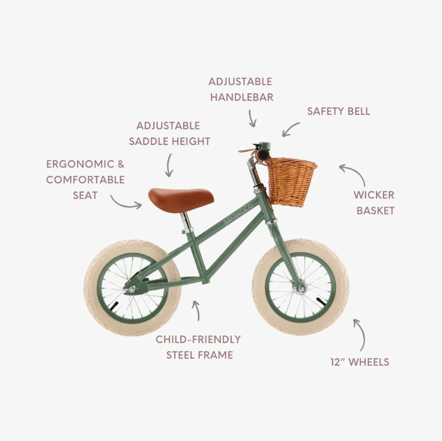 Loopfiets Balance bike - Forest