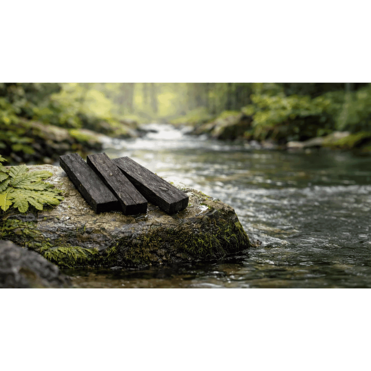 Actieve koolstaaf van Franse eik – Waterfilter voor kraanwater - Les verts moutons