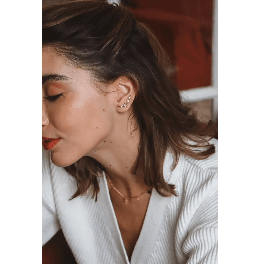 Contouren oorbellen Astrid