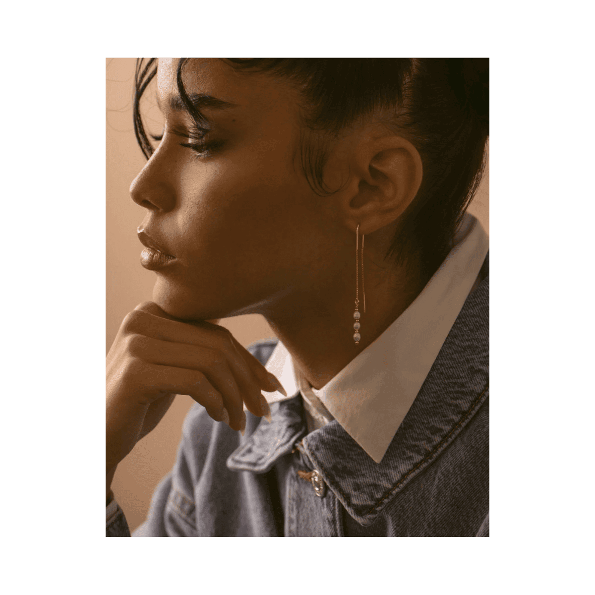 Elina oorbellen – Verguld goud - Aglaïa & Co