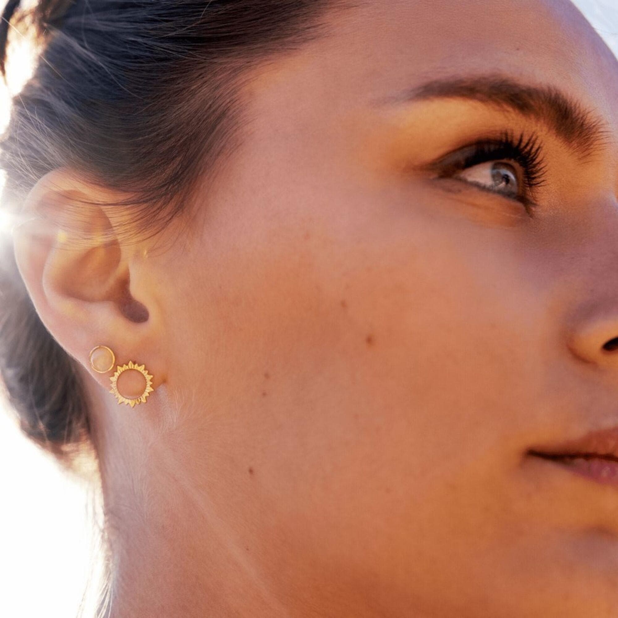 Boucles d'oreilles Lumineuses - Plaqué or